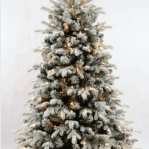 Árvore Luxo Nevada 250 leds warm 8 funções - 1.80m