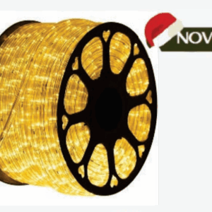 Mangueira LED WARM 18 LEDs por metro Ø9,5 mm rolo c/100mts