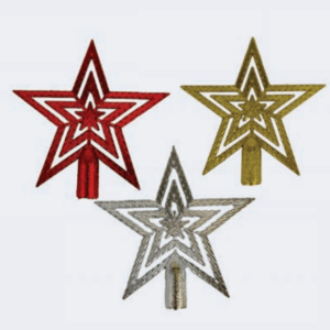 Estrela ponteira vazada 20cm