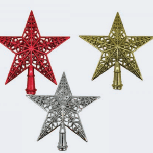 Estrela ponteira 3D vazada 20cm