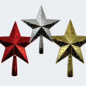 Estrela ponteira 3D 14,5cm