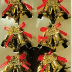 Sino Feliz Natal 2,5cm 6pçs