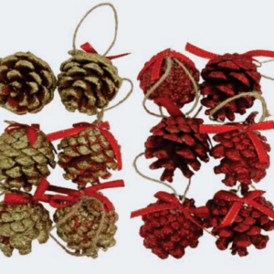 Pinha 5cm 6pcs