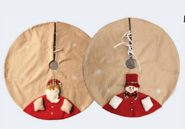 Saia para árvore de natal personagens 80cm