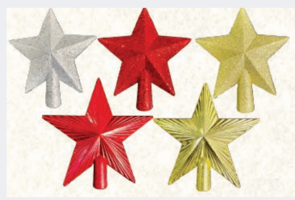 ESTRELA PONTEIRA GLITER SORTIDOS