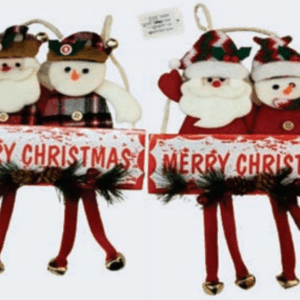 Pingente dupla para árvore de Natal Sortido