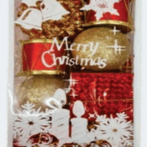 Kit enfeite Árvore de Natal 6cm