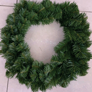Guirlanda tradicional verde 80 galhos- φ45cm