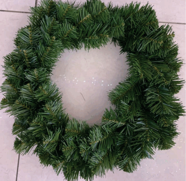 Guirlanda tradicional verde 80 galhos- φ45cm