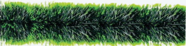 Festão 8cm verde escuro e limão