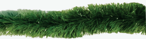 Festão 12cm verde escuro fino 5m