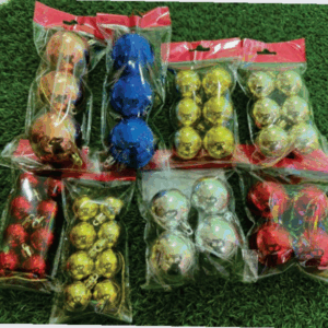 Bola Solapa 4cm (Vermelha,prata,dourada e azul)*6 unidades