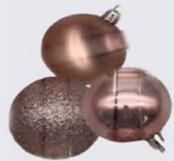 Bola 10cm rose 6/24 tubo