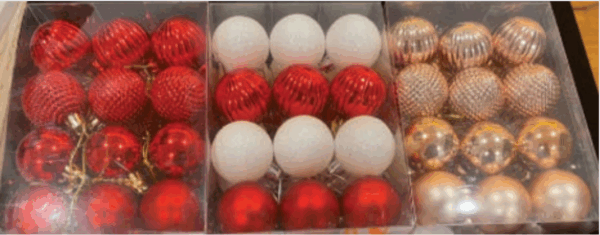 Conjunto Bolas 4cm sortidas