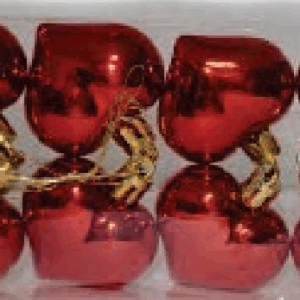Bola corações 4cm *8 unidades