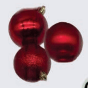 Bola 5cm vermelha 12/48 tubo
