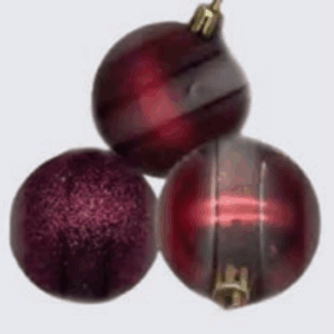 Bola 5cm vinho 12/48 tubo