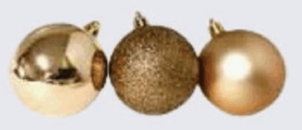 Bola 5cm champanhe 12/48 tubo
