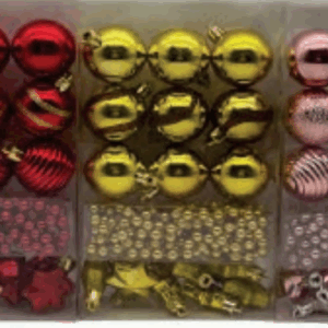 Kit de enfeite p/árvore 4cm