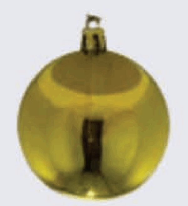 Bola de natal Dourada 25cm